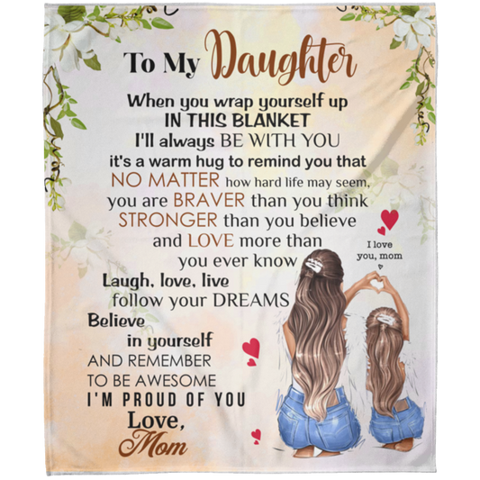 To My Daughter | Arctic Fleece Blanket 50x60