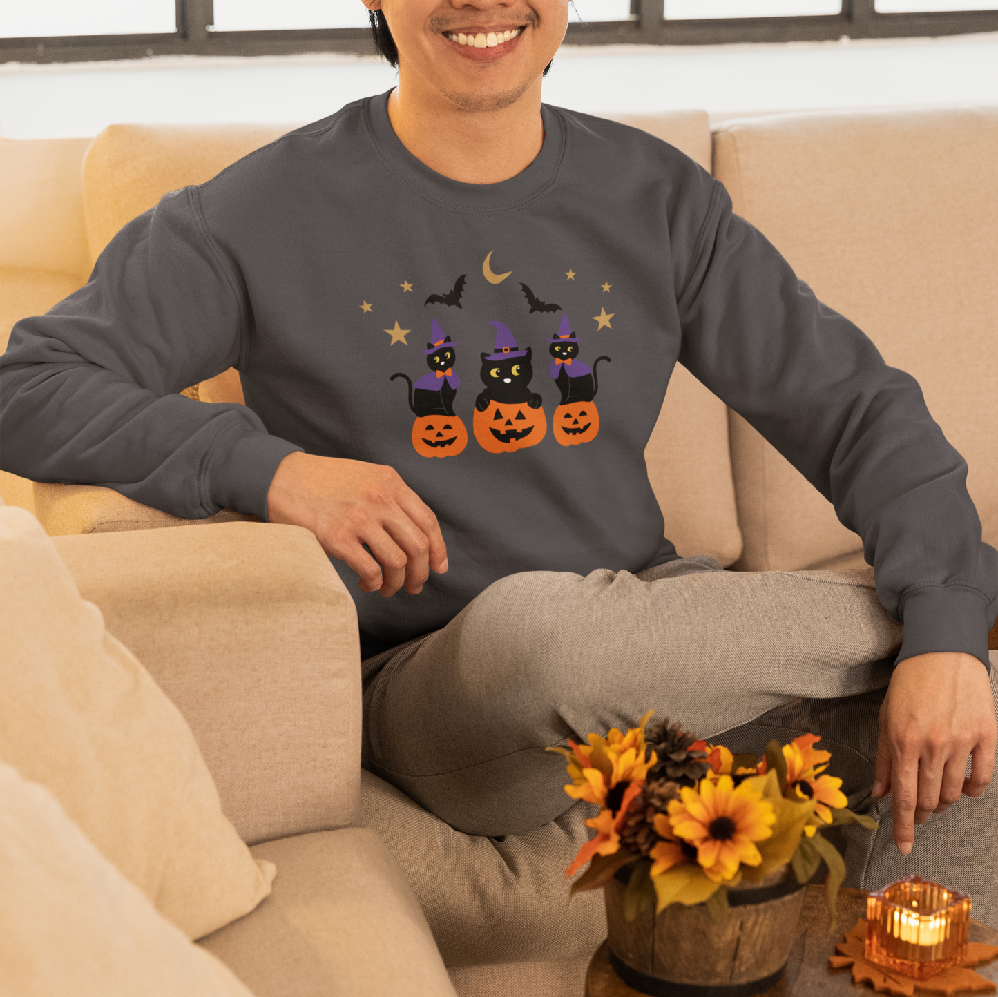 Whisker Witching Hour Pullover Sweatshirt