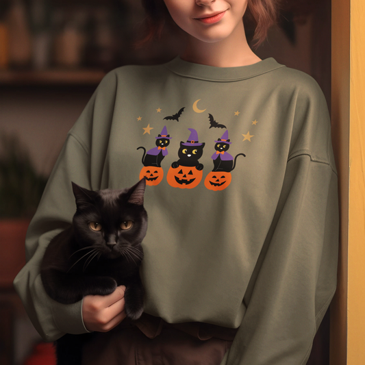 Whisker Witching Hour Pullover Sweatshirt